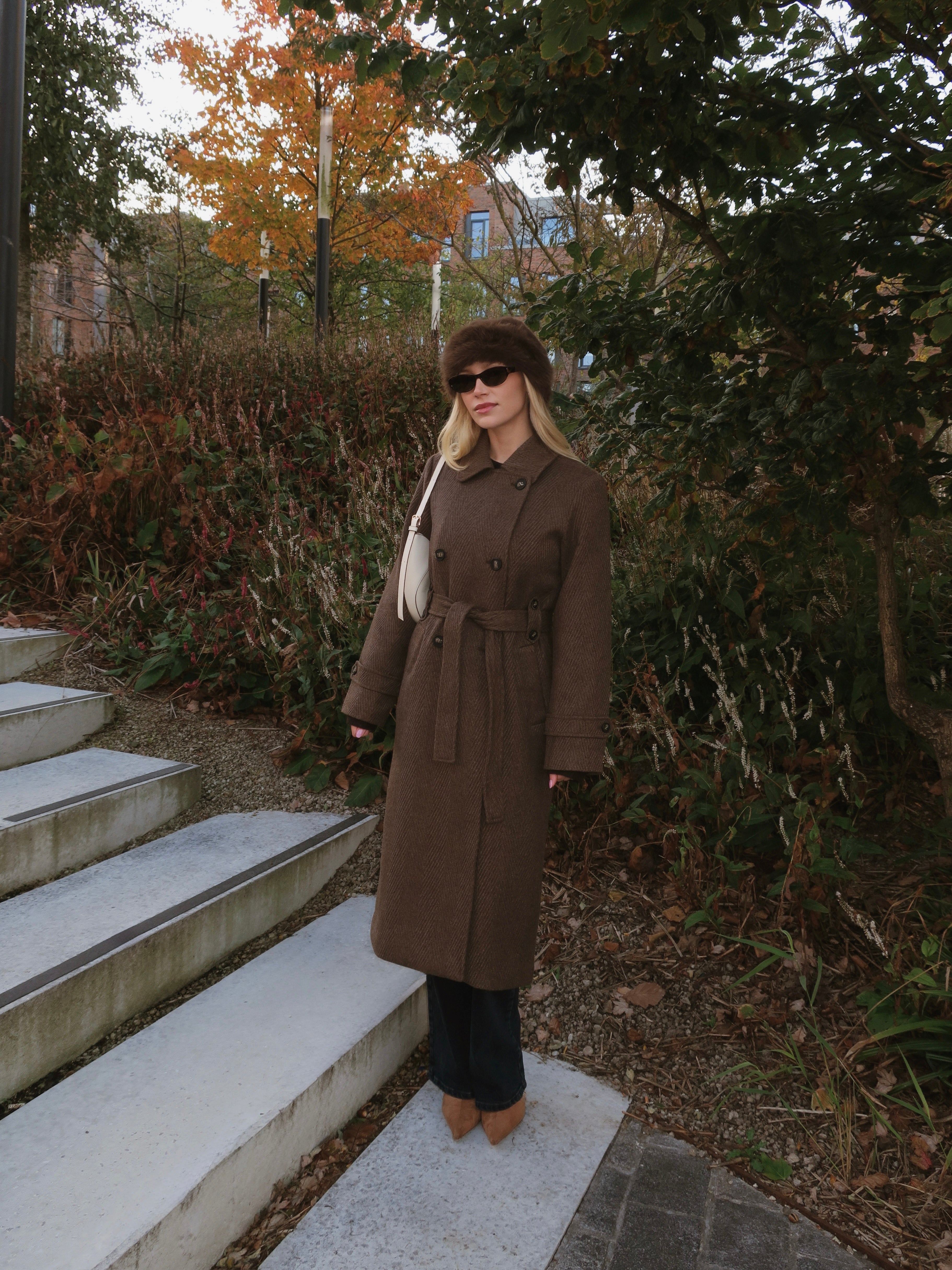 ONLMILA Faux Fur Hat - Brun